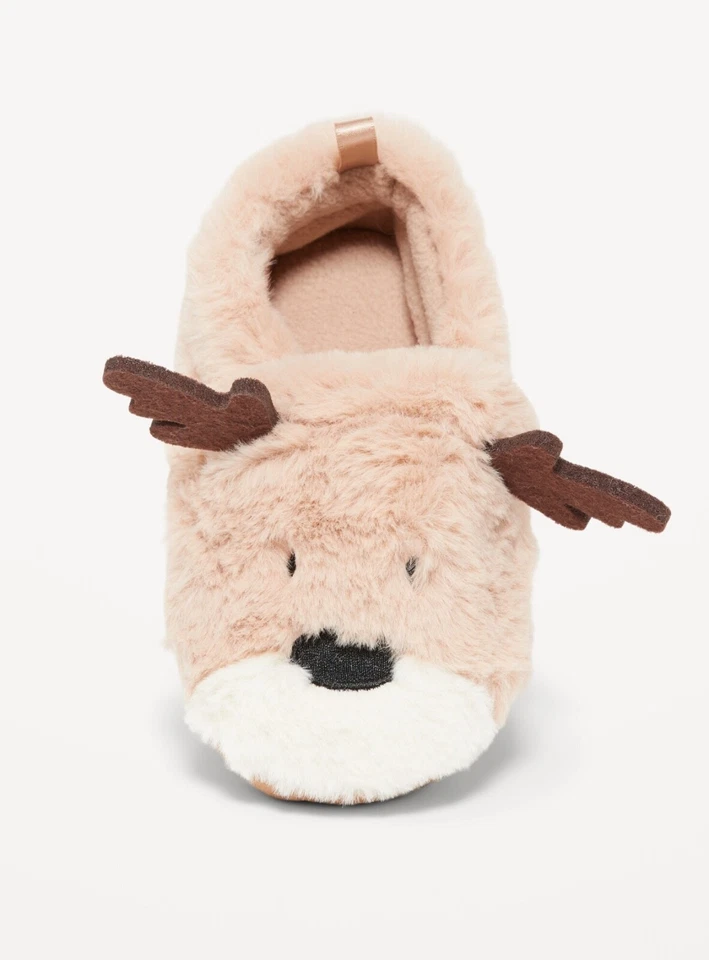 Zapatillas antiguas azul marino para niños pequeños niños niñas unisex Critter reno talla pequeña (7/8) Foto 3 de 3