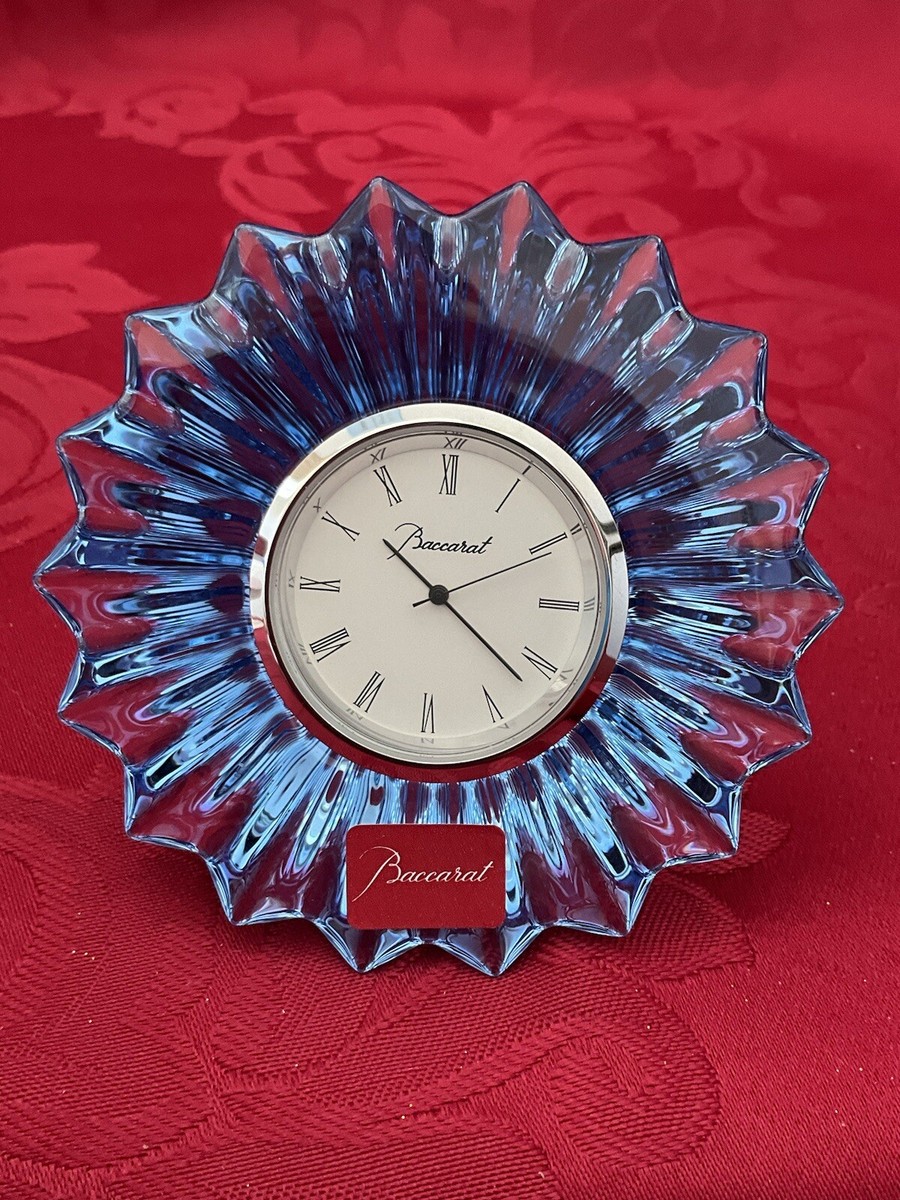 NIB NEW FLAWLESS Exquisite BACCARAT France Blue Glass MILLE NUITS