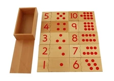 Number and Counter Match-up Puzzle - MONTESSORI MATH MATERIALS