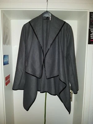 Übergangs jacke damen cardigan "wasserfall- lagenlook" - Bild 1 von 4
