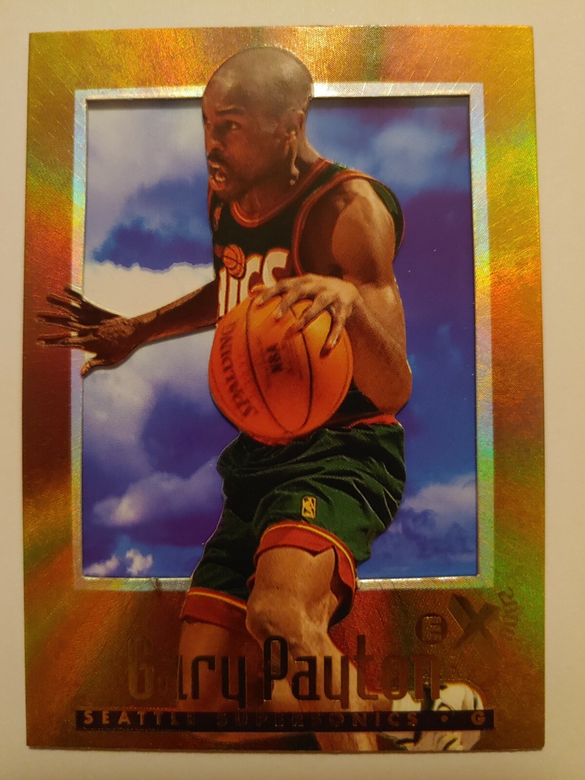 1996-97 Skybox E-X2000 #68 Gary Payton Supersonics