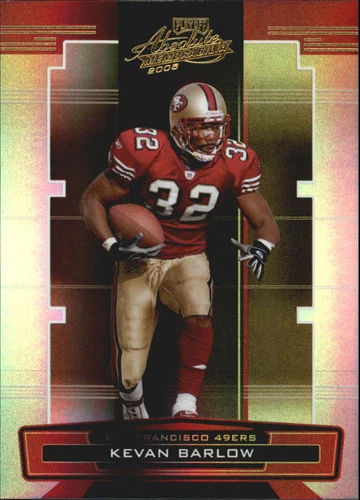 2005 Playoff Absolute Memorabilia Kevan Barlow #126