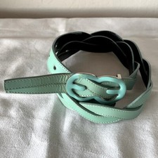 Vintage Escada Braided Leather Belt - size 36