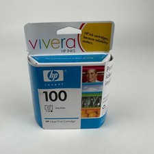 Genuine HP 100 Photo Gray Ink Cartridge C9368AN Vivera Exp May 2007 New/Sealed