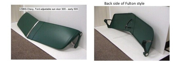 NEW FULTON STYLE ADJUSTABLE SUN VISOR FOR CARS, TRUCKS WITH SPLIT