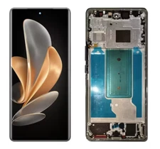 For vivo S17e V2285A LCD Display Digitizer Touch Screen Replacement with Frame