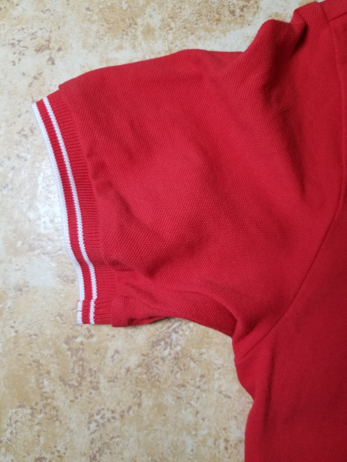 Stone Island Junior Patch Program Red Polo Button… - image 5