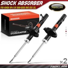 2pcs Front Left & Right Shock Struts for Honda HR-V GH 1999-2002 AWD SUV 1.6L