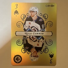 O-Pee-Chee Hockey 2025-26 Playing Card Insert Kyle Connor 3-Spades Winnipeg Jets