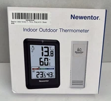 Newentor Indoor Outdoor Thermometer Wireless, Weather Stations Wireless Indoor