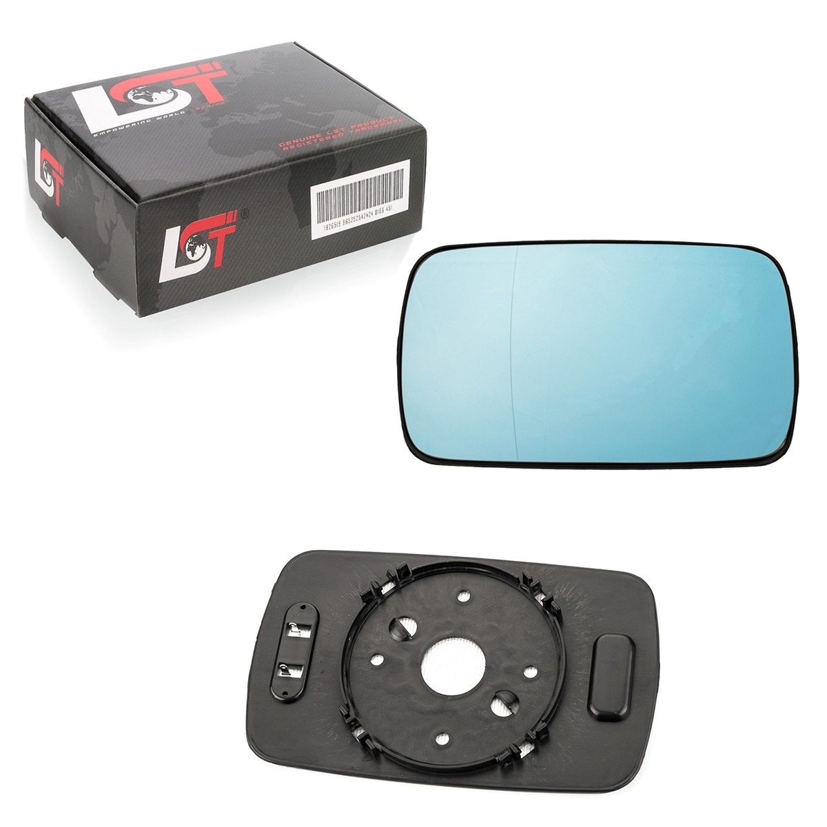 Left Mirror Glass Heated Aspherical Blue Tinted for BMW 3 Series E30 E36