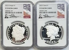 2023-S Morgan & Peace Proof Silver Dollar NGC PF70 Ultra Cameo