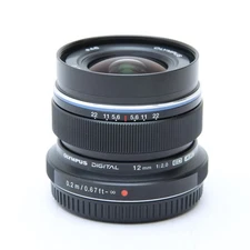 OLYMPUS M. ZUIKO DIGITAL ED 12mm F/2.0 Black -Near Mint- #285