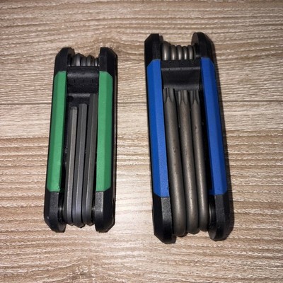 Husky Folding Torx Key Set Blue And Husky Folding Hex Set Green Metric 8-Piece s