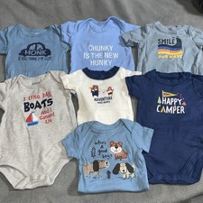 Lot Of Infant Baby Boy Clothes Size 3-6 Months Mixed Brands Clothing Bundle