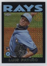 2021 Update Silver Pack 1986 Topps Chrome Baseball Black 89/199 Luis Patino z1r