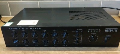Inter-M LM-9212 MIC MIXER 12 Kanal Verstärker Beschallungsanlage nicht getestet 