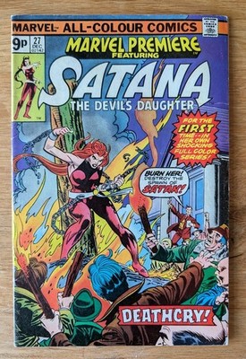 Marvel Premiere #27-MARVEL  COMICS - SATANA-GD/VGC - BAGGED & BOARDED- UK price.