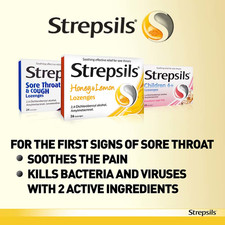 Strepsils Sore Throat And Cough Lozenges - 24 Lozenges