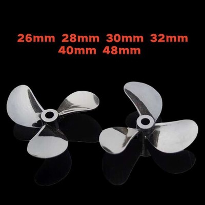 hochfest Kunststoff RC Schiffsschraube Propeller CCW CW 3-Blatt 26/28/30/40/48mm