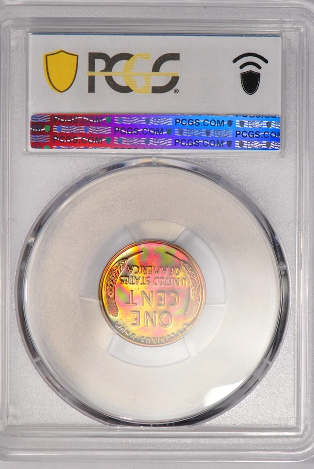 1956 TONED Lincoln Wheat Cent Proof PCGS PR65RB PF 65 RB Toning Coin 1C - Image 3 of 4