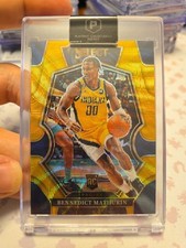 2022 Panini Select #182 Bennedict Mathurin Rookie Gold Wave 10/10 Premier  RC