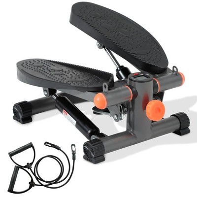 Mini Stair Stepper for Exercise at Home with Resistance Bands Exercise Equipm...
