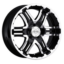 Gear Offroad 713mb Double Pump 16x8 5x114.3 Et0 Machgloss Blk Accents Qty 1