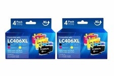 8PK Compatible LC406XL LC-406 Extra Capacity Ink Cartridge for Brother Printer