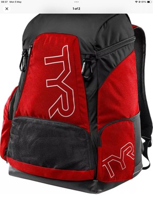 TYR Alliance 45L Rucksack - Schwimmtasche - rot