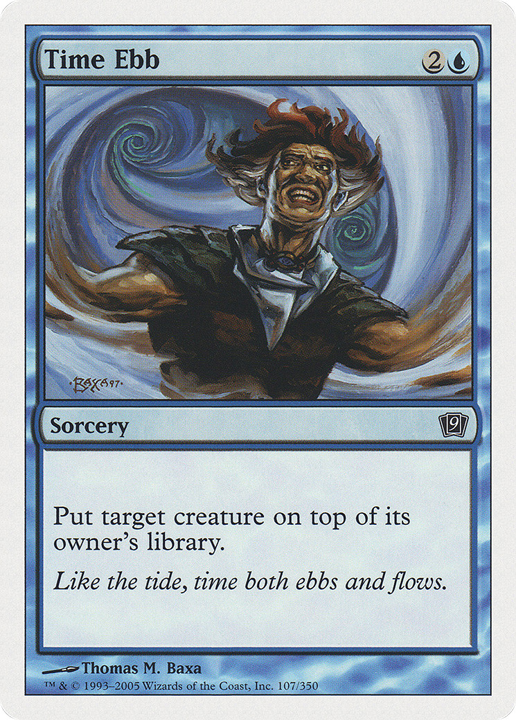 Time Ebb #107 (MP) 9th Edition 9ED Magic MTG