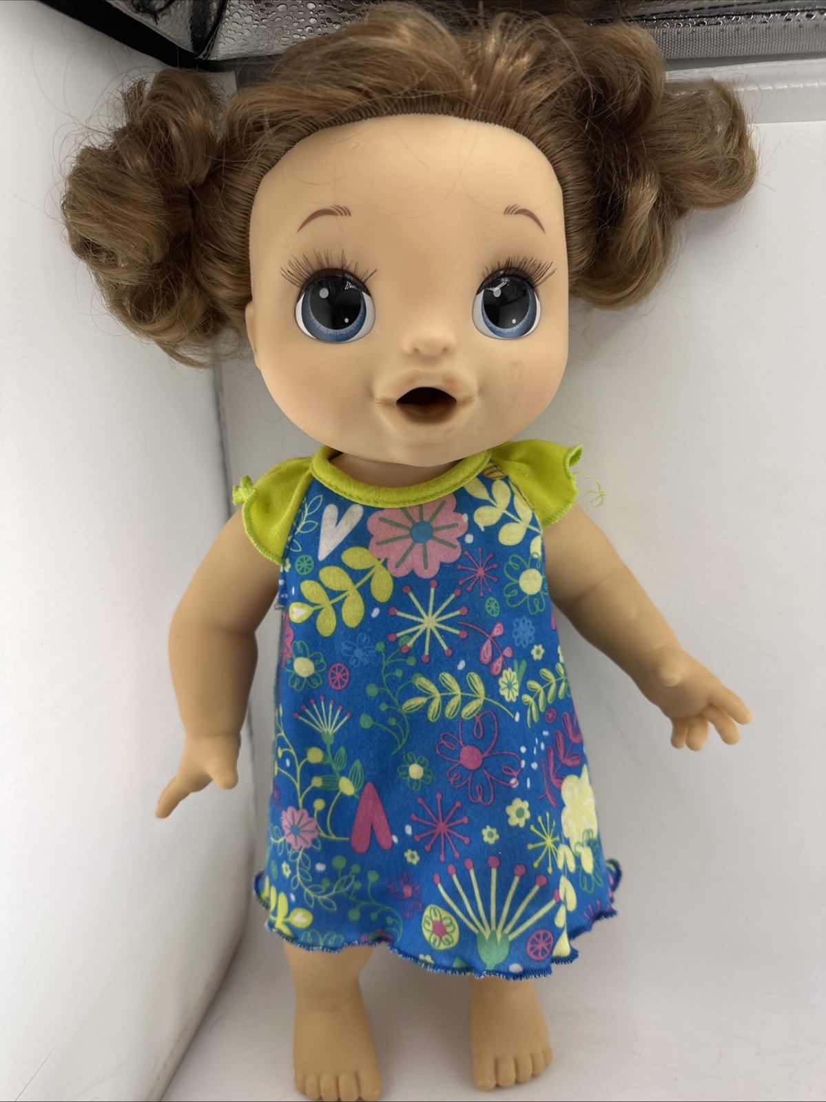 Baby Alive Soft Face Happy Hungry Interactive Doll WORKS!!!!