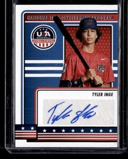 2023 Stars & Stripes USA #NTDP-TI Tyler Inge National Team Signatures AU