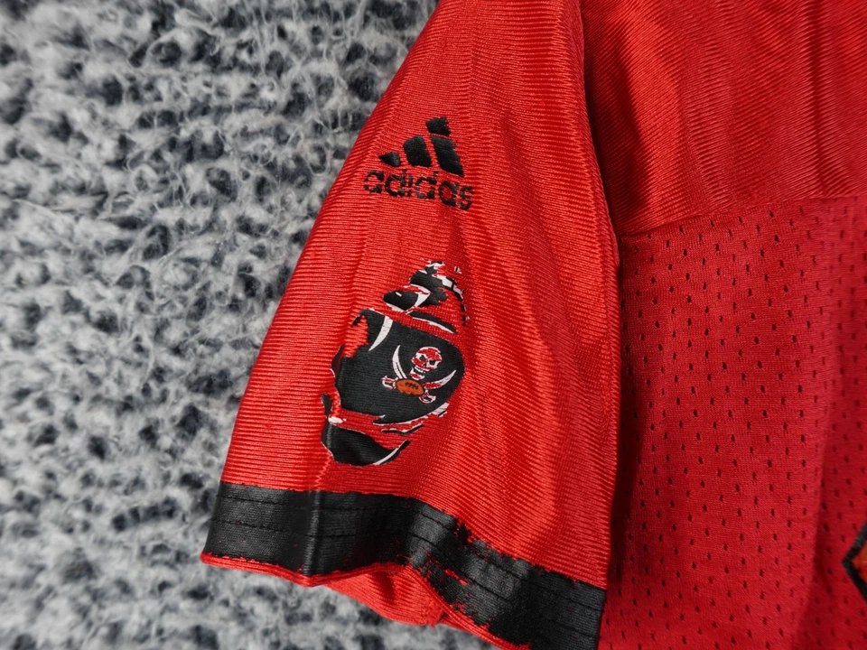 Camiseta Adidas Juvenil 3T Mike Alstott #40 Tampa Bay Buccaneers Roja Equipo NFL Malla Foto 2 de 4