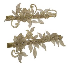 Elegant Bridal Garter Set Wedding Garters for Bride W037 Gold