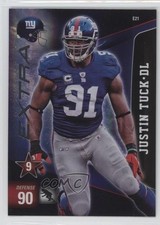 2011 Panini Adrenalyn XL Extra Justin Tuck #E21 0c4