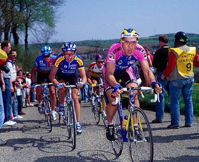 Djamolidine Abdujaparov in the 1994 Amstel Gold Race Cycling Old Photo