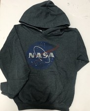 NASA Hoodie pull over  Small Youth 