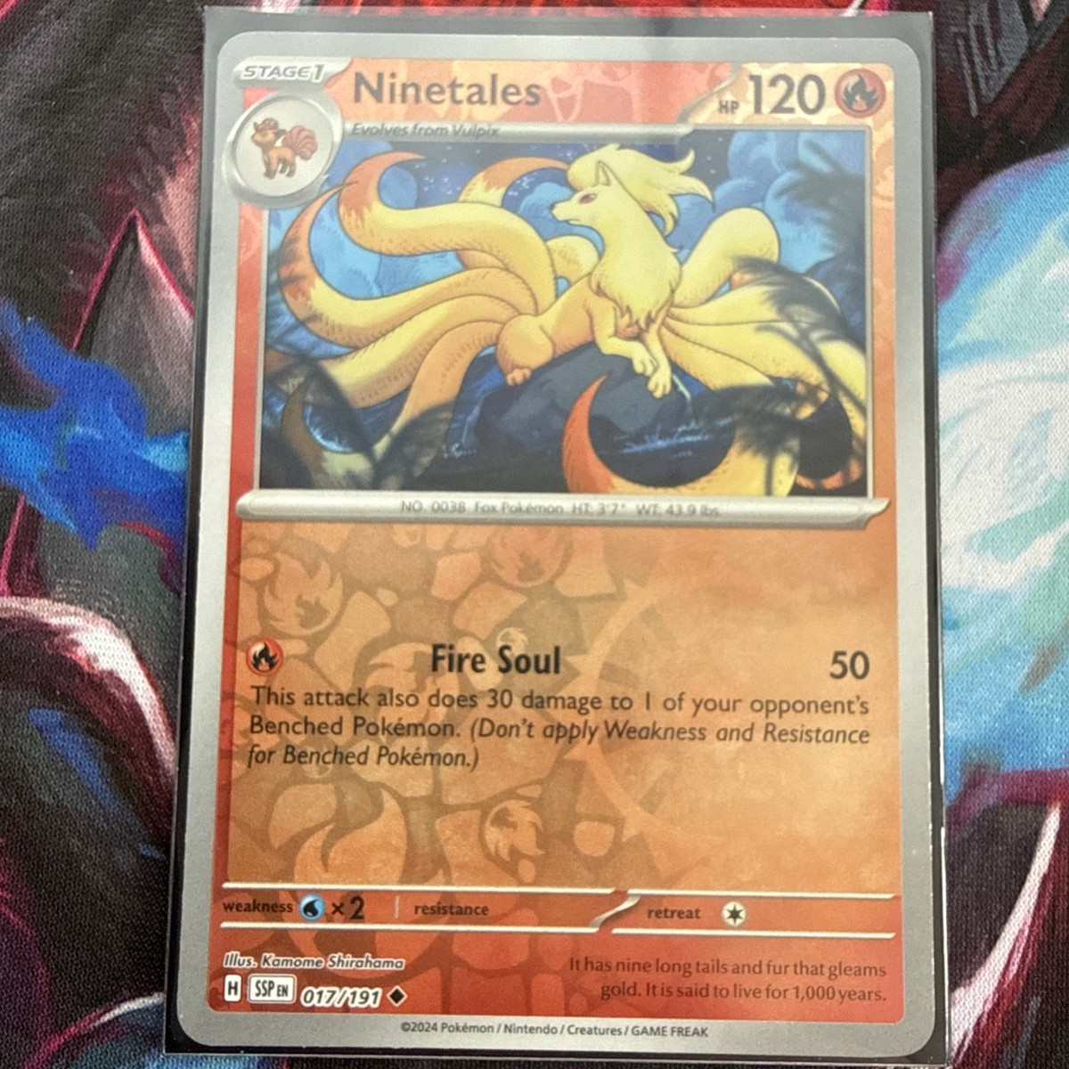 Ninetales 017/191 Sv08: Surging Sparks Reverse Holo for sale
