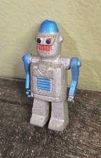 Vintage Yonezawa Rubber Robot Game Pawn Winky Robot Spaceman Figure