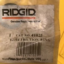 RIDGID 41025 Friction Ring for Ridgid Chain Vises E2394 Made in USA
