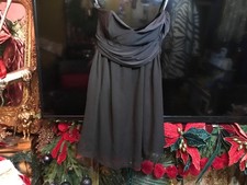 Black strapless sleeveless party dress special occasion size 12 lined