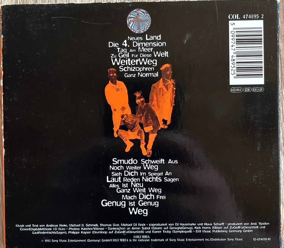 Die Fantastischen Vier - Die 4. Dimension, CD Digipak 1993, Pop Rap Conscious - Bild 3 von 4