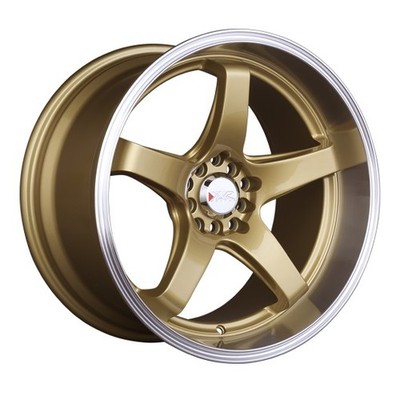 XXR WHEELS 555 Rim 17X8 5x100/5x114.3 Offset 35 Hyper Gold / ML (Quantity of 1)