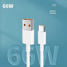 USB A to USB C Fast Charging Cable 1M 6A Data Cord Samsung Huawei Xiaomi Android