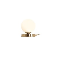 Weiß Gold Moderne Tischlampe Nachtlampe 1X40W/E14 14X17 [Cm]