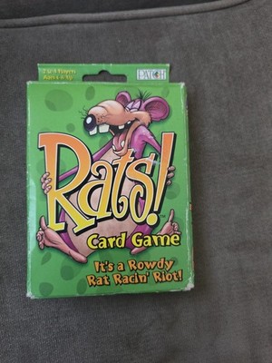 Rats! Card Game Rowdy Rat Racin Riot! 2000 Patch Products Complete 2-4 Players