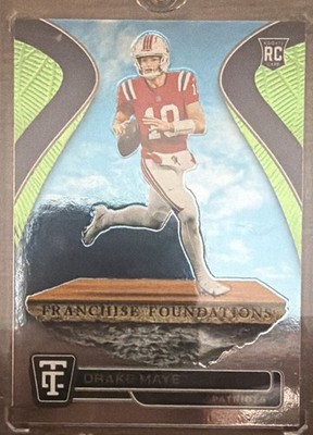 2024 Totally Certified - Franchise Foundations Drake Maye #16 Green /299 (RC)