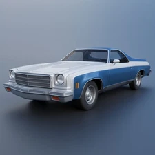 1/25th scale resin 3d printed 1974 Chevrolet El Camino