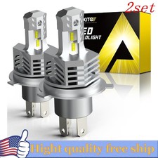 4X 9003 H4 LED Headlight Kit High Low Beam Bulb Super Bright 6500K White 20000LM